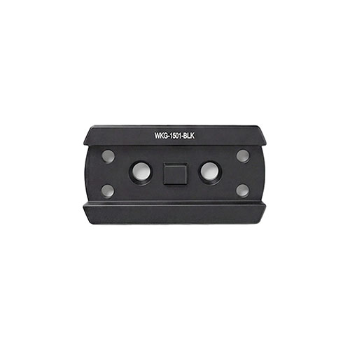 Wolfskrieger Offset Mount Alpha Plate mahdollistaa nopeat siirtymät toissijaiseen red dot -kiikariin, tukee Aimpoint Micro -optikkaa ja tarjoaa vakaan kiinnityksen.